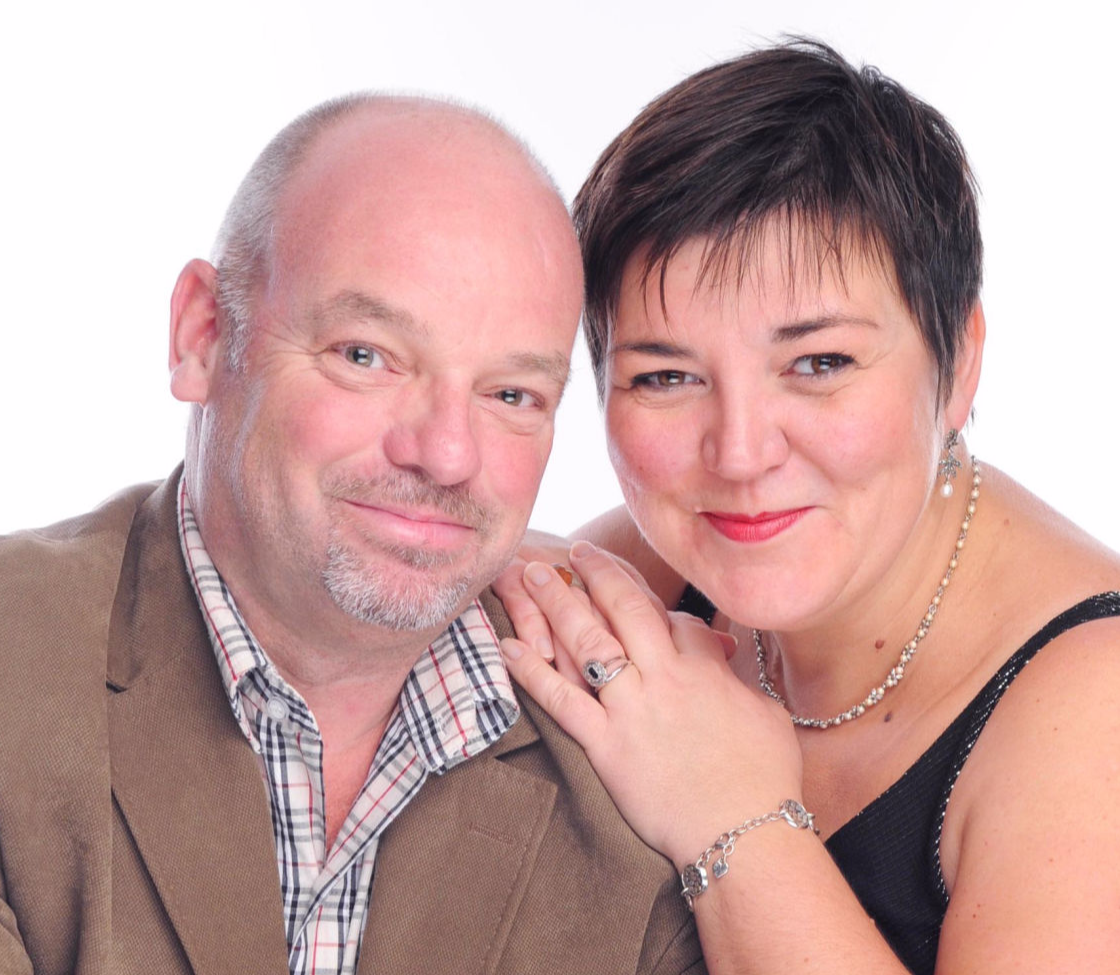 Kevin Hartwell and Isabelle Samain. Barge Nilaya's charismatic owner operators